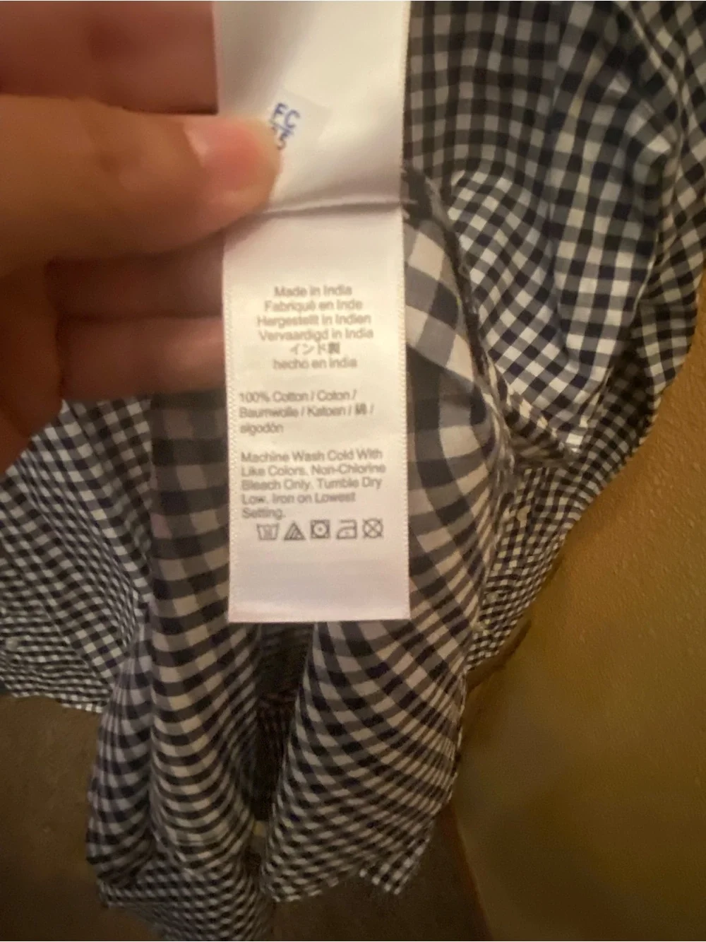J.Crew - NEW - Gingham Cotton Voile Beach Shirt - Picture 10 of 10